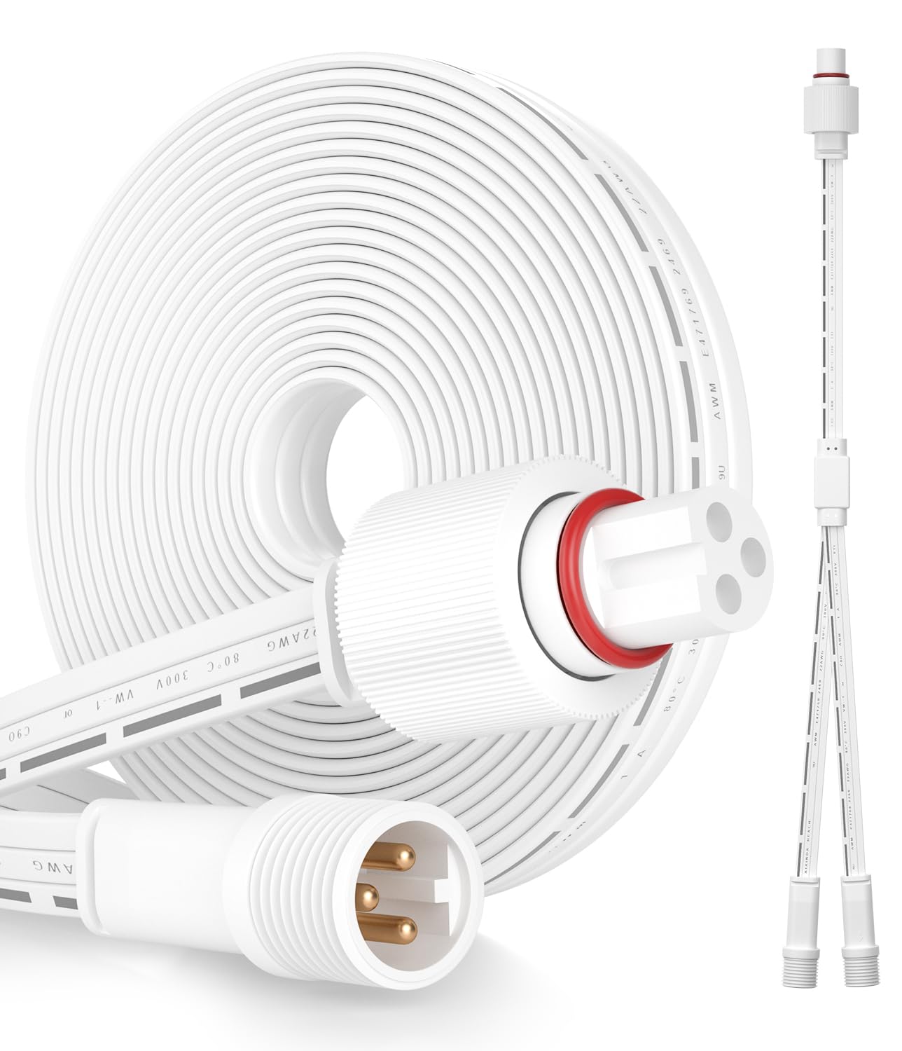 16.3FT Permanent Outdoor Lights Extension Cable for Go-vee H705A
